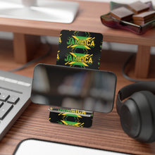 Load image into Gallery viewer, Jamaica Pattern Phone Stand — Tropical Flag Mobile Display Stand

