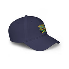 Load image into Gallery viewer, Low Profile Baseball Cap — "Wi Likkle But Wi Tallawah" Jamaican Flag Hat
