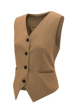 Load image into Gallery viewer, Lucy Pocketed Button-Up Vest
