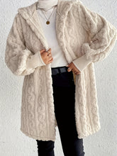 Load image into Gallery viewer, Warm And Cozy Fuzzy Hooded Jacket
