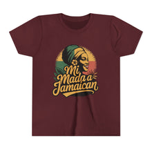 Load image into Gallery viewer, Youth Tee - "Mi Mada a Jamaican" Kids T‑Shirt
