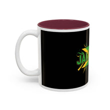 Load image into Gallery viewer, Jamaica Flag Two-Tone Accent Mug — 11oz/15oz
