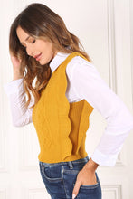 Load image into Gallery viewer, Ruffle sweater vest
