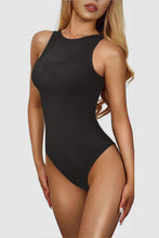 Load image into Gallery viewer, Round Neck Sleeveless Active Bodysuit
