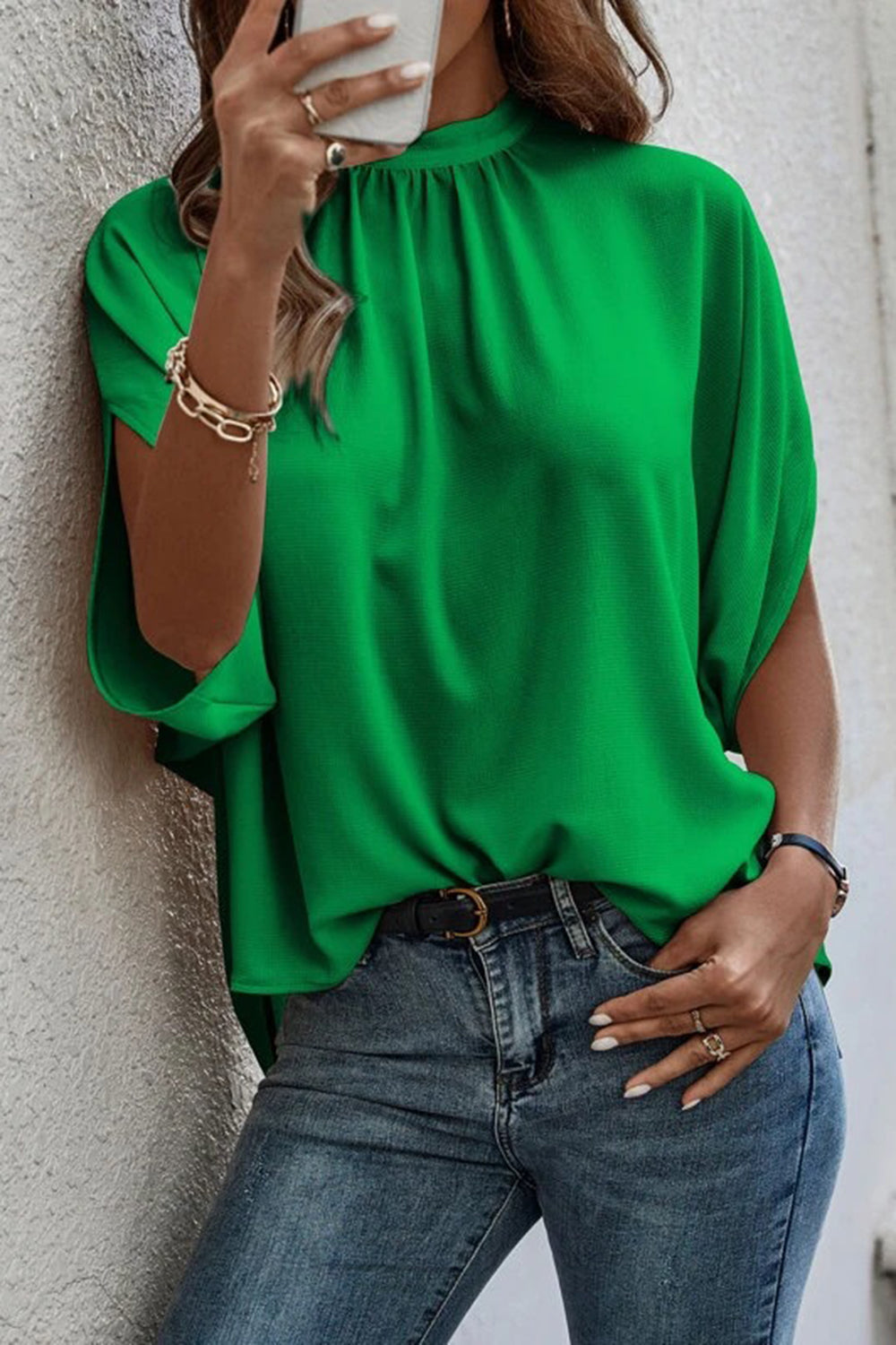 Courage Slit Sleeve Blouse