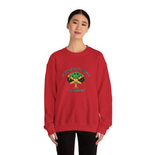 Load image into Gallery viewer, Jamaican Pride Crewneck Sweatshirt — "I am Jamaican" Tree Graphic
