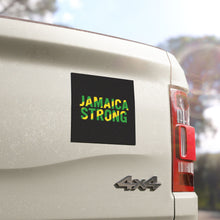 Load image into Gallery viewer, Jamaica Strong Car Magnet — Patriotic Jamaican Flag Design
