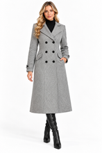 Load image into Gallery viewer, Kacey Double-Breasted Longline Coat
