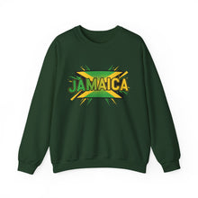 Load image into Gallery viewer, Jamaica Flag Graphic Sweatshirt — Retro Reggae Island Pride Crewneck
