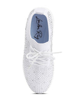 Load image into Gallery viewer, Elizha Stud Embellished Lace Up Sneakers
