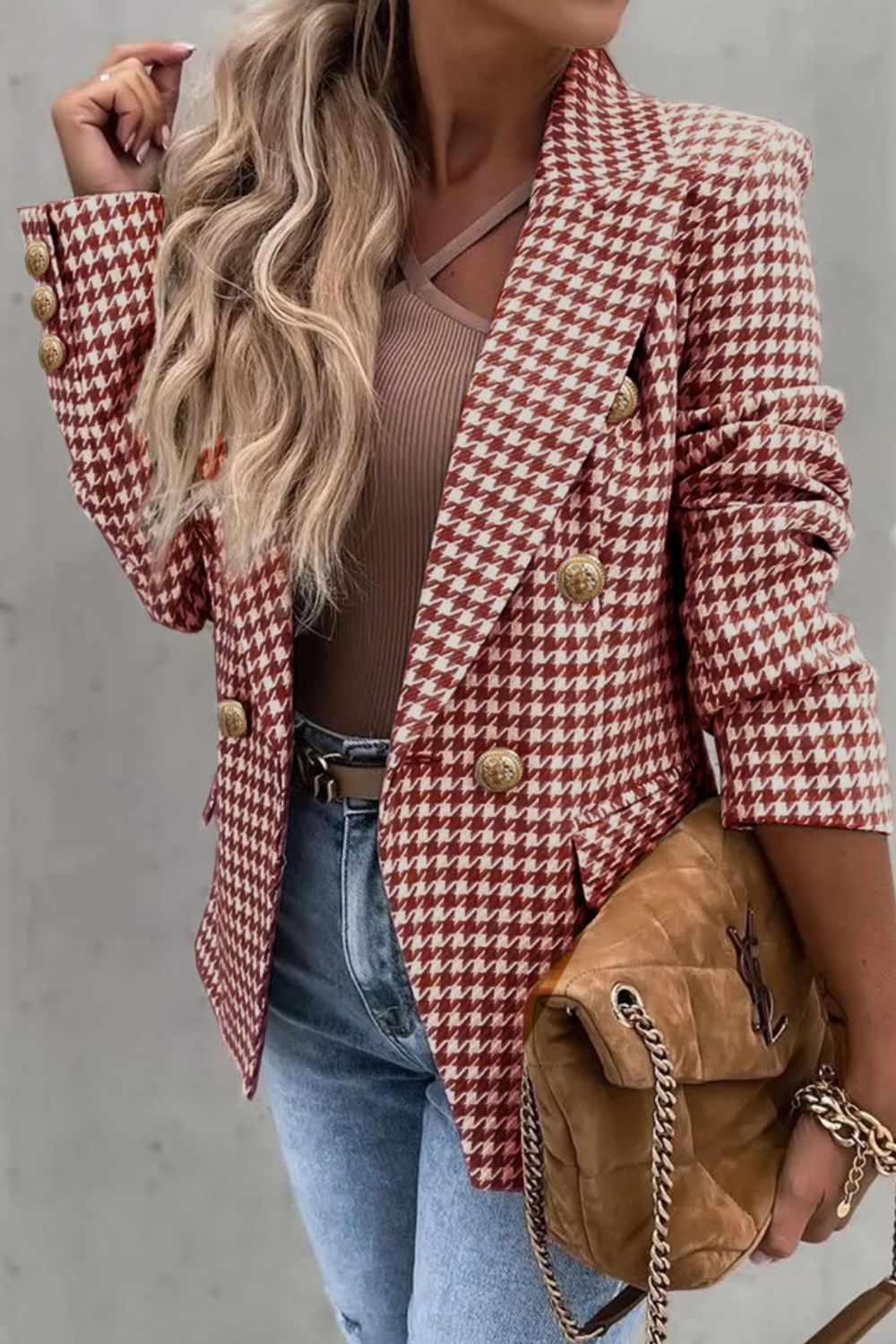 Carley Double-Breasted Blazer