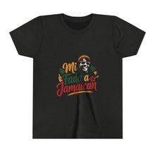 Load image into Gallery viewer, Youth Tee - "Mi Mada a Jamaican" Kids T‑Shirt
