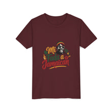 Load image into Gallery viewer, Youth Tee - "Mi Mada a Jamaican" Kids T‑Shirt
