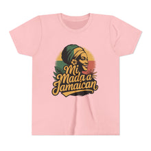 Load image into Gallery viewer, Youth Tee - "Mi Mada a Jamaican" Kids T‑Shirt
