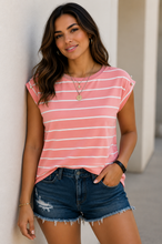 Load image into Gallery viewer, Rhonda Round Neck T-Shirt
