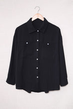 Load image into Gallery viewer, Button Up Collared Neck Long Sleeve Shirt

