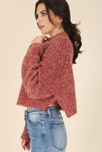 Load image into Gallery viewer, Melange multicolor sweater top
