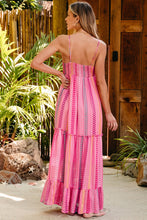 Load image into Gallery viewer, Pink Surplice Maxi Cami Dress
