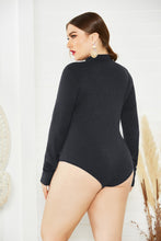 Load image into Gallery viewer, Zip Up Long Sleeve Bodysuit
