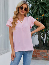 Load image into Gallery viewer, Fuschia Sleeve Blouse
