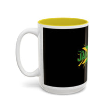 Load image into Gallery viewer, Jamaica Flag Two-Tone Accent Mug — 11oz/15oz
