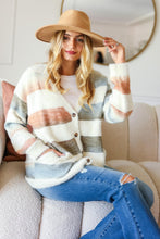 Load image into Gallery viewer, Haley Soft Fuzzy Sweater Cardigan
