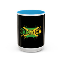 Load image into Gallery viewer, Jamaica Flag Two-Tone Accent Mug — 11oz/15oz
