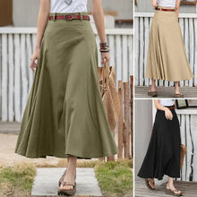 Load image into Gallery viewer, Tessanne A-Line Midi Skirt
