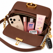 Load image into Gallery viewer, Stacy PU Leather Flap Shoulder Bag
