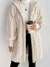 Load image into Gallery viewer, Warm And Cozy Fuzzy Hooded Jacket
