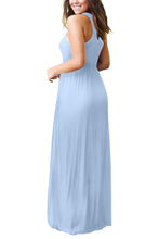 Load image into Gallery viewer, Grecian Neck Dress with Pockets
