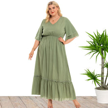 Load image into Gallery viewer, Bohemian Plus Size Women's Fashion Polka Dot Dress Women
