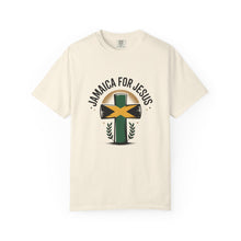 Load image into Gallery viewer, Jamaica For Jesus-Unisex Garment-Dyed T-shirt
