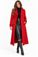 Load image into Gallery viewer, Kacey Double-Breasted Longline Coat
