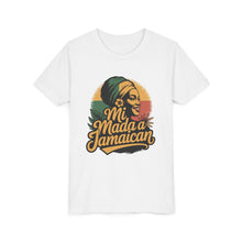 Load image into Gallery viewer, Youth Tee - "Mi Mada a Jamaican" Kids T‑Shirt
