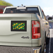 Load image into Gallery viewer, Jamaica Strong Car Magnet — Patriotic Jamaican Flag Design
