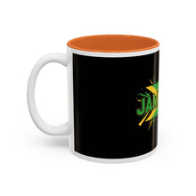 Load image into Gallery viewer, Jamaica Flag Two-Tone Accent Mug — 11oz/15oz
