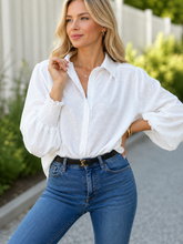 Load image into Gallery viewer, Kinsley Swiss Dot Button Down Shirt
