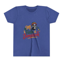 Load image into Gallery viewer, Youth Tee - "Mi Mada a Jamaican" Kids T‑Shirt
