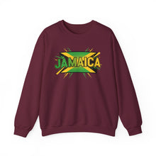 Load image into Gallery viewer, Jamaica Graphic Sweatshirt — Bold Reggae Flag Design
