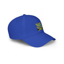 Load image into Gallery viewer, Low Profile Baseball Cap — "Wi Likkle But Wi Tallawah" Jamaican Flag Hat
