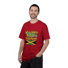 Load image into Gallery viewer, Jamaican Pride T-Shirt – "Wi Likkle But Wi Tallawah" Graphic Tee
