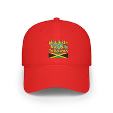 Load image into Gallery viewer, Low Profile Baseball Cap — "Wi Likkle But Wi Tallawah" Jamaican Flag Hat
