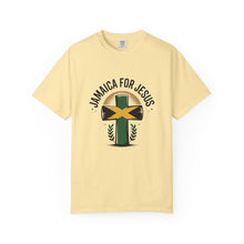 Load image into Gallery viewer, Jamaica For Jesus-Unisex Garment-Dyed T-shirt
