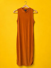 Load image into Gallery viewer, Rust Orange Midi Dress
