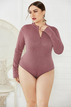 Load image into Gallery viewer, Zip Up Long Sleeve Bodysuit
