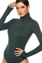 Load image into Gallery viewer, Ribbed Turtleneck Long Sleeve Bodysuit
