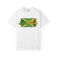 Load image into Gallery viewer, Jamaica Graphic T-Shirt — Bold Reggae Flag Design
