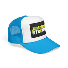 Load image into Gallery viewer, Jamaica Stronger Embroidered Trucker Hat

