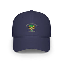 Load image into Gallery viewer, Low Profile Baseball Cap — Jamaican Roots Reggae Tree Design
